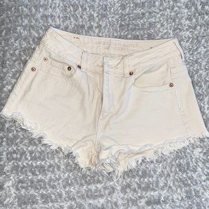 High Rise Jean Shorts